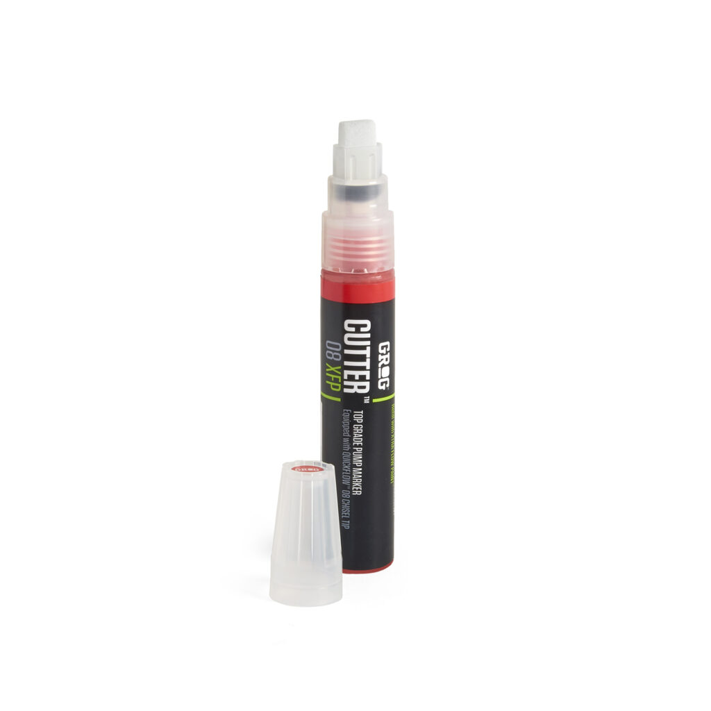 Grog Cutter 08 Diving Blue Xtra flow paint marker 8MM €4.75 koop je bij Urban Art Shop