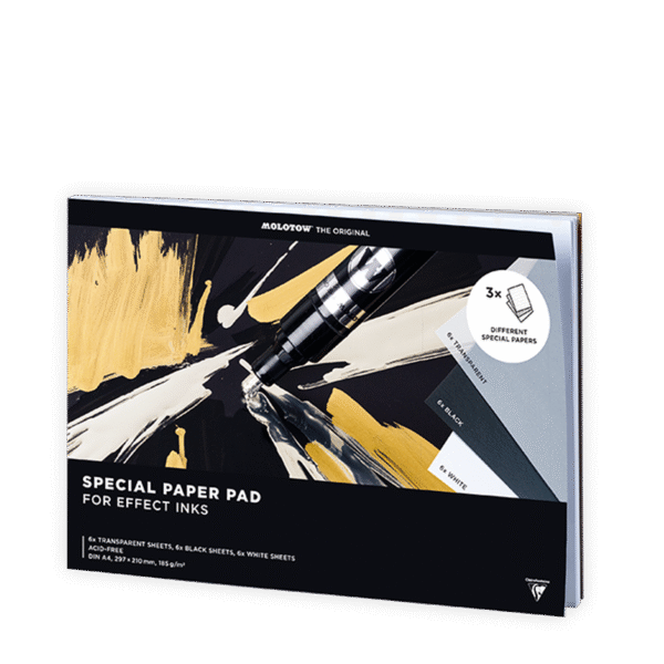 MOLOTOW - ERIPABERITE PLOKK effekti tintidele [A4]