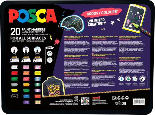Posca Groovy Colours [20 Set]