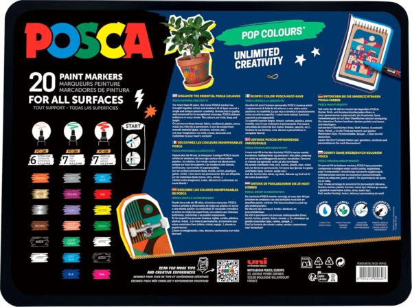 Posca Pop Colours [20 Set]