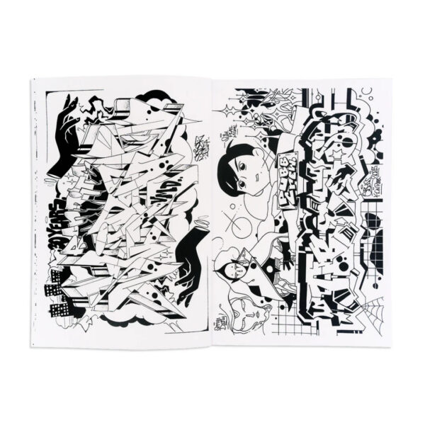 Sketchy Graffiti Värvimisraamat