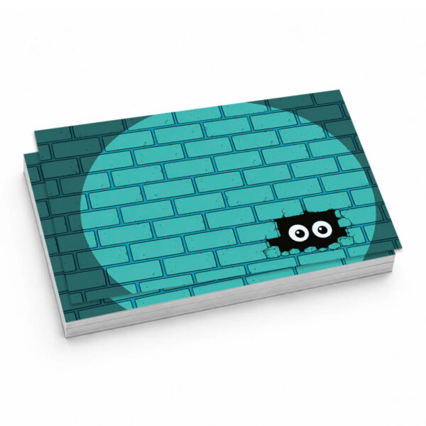 nice slaps bricks lights turquoise standard kleebised, medium [50pcs]